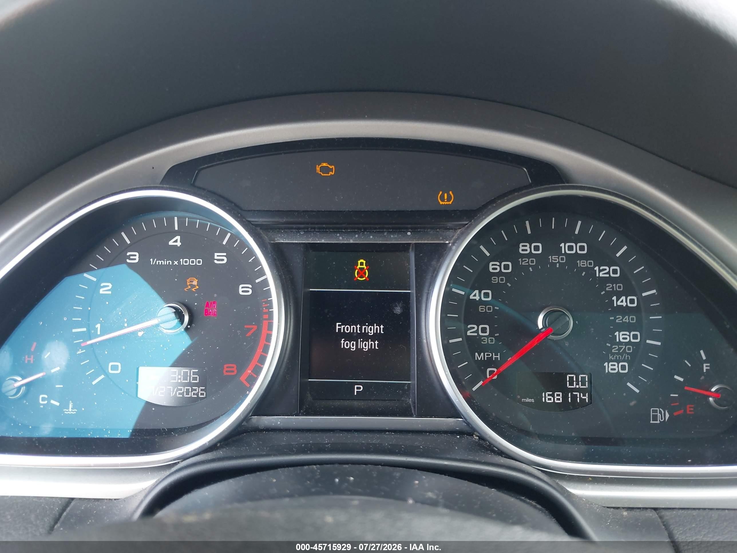 2013 Audi Q7 3.0t Premium Gray vin: WA1LGAFE3DD008166