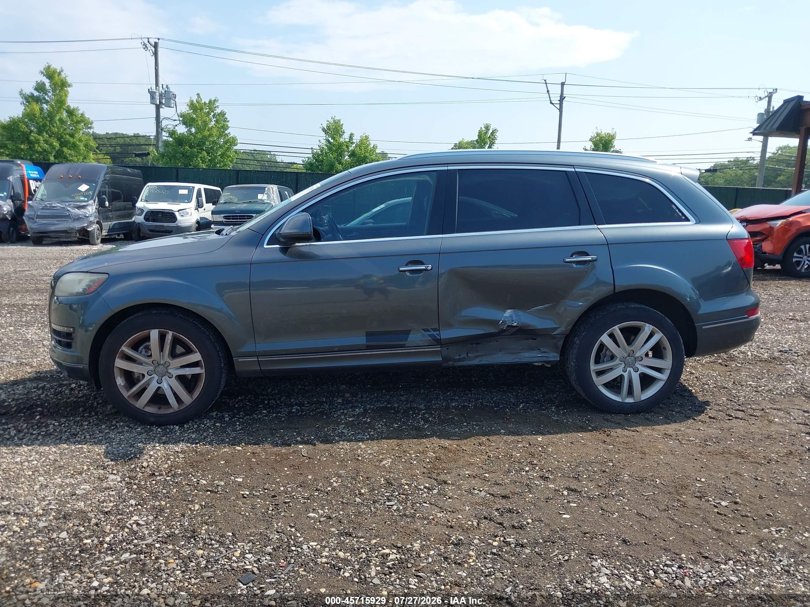 2013 Audi Q7 3.0t Premium Gray vin: WA1LGAFE3DD008166