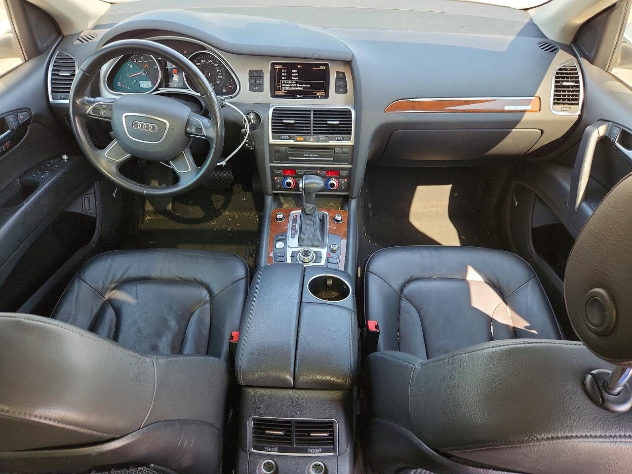 2014 Audi Q7 Premium Plus White vin: WA1LGAFE3ED008668