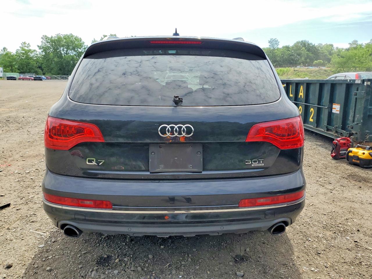 2014 Audi Q7 Premium Plus Black vin: WA1LGAFE3ED016947