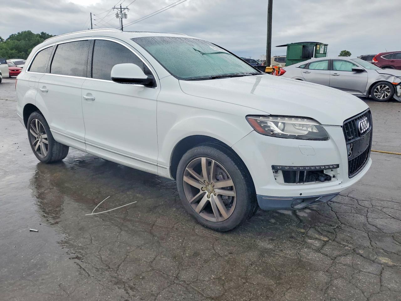 2015 Audi Q7 Premium Plus Белый vin: WA1LGAFE3FD004069