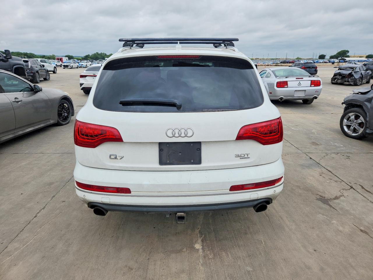 2015 Audi Q7 Premium Plus White vin: WA1LGAFE3FD006226