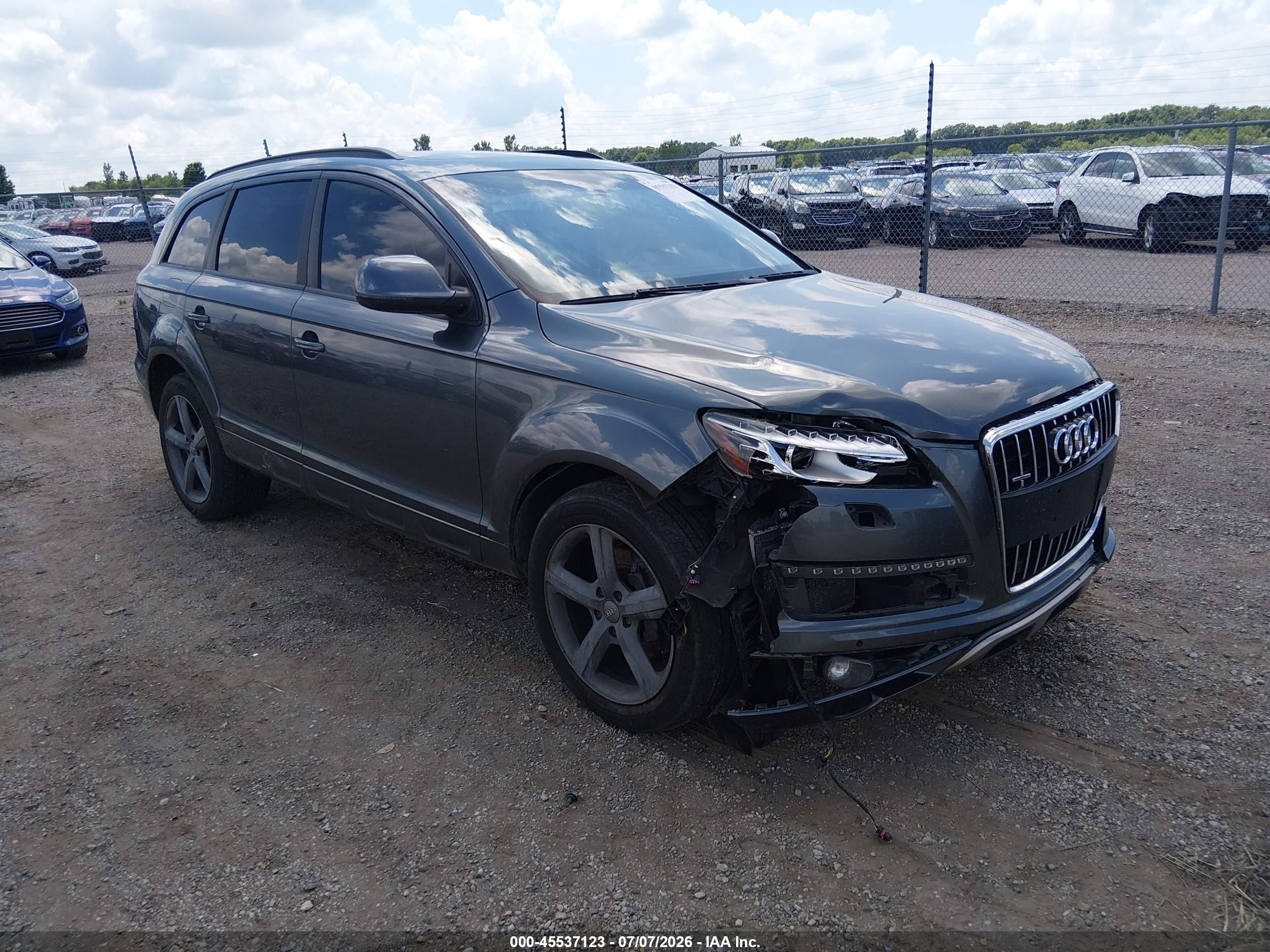 2015 Audi Q7 3.0t Premium Gray vin: WA1LGAFE3FD009899