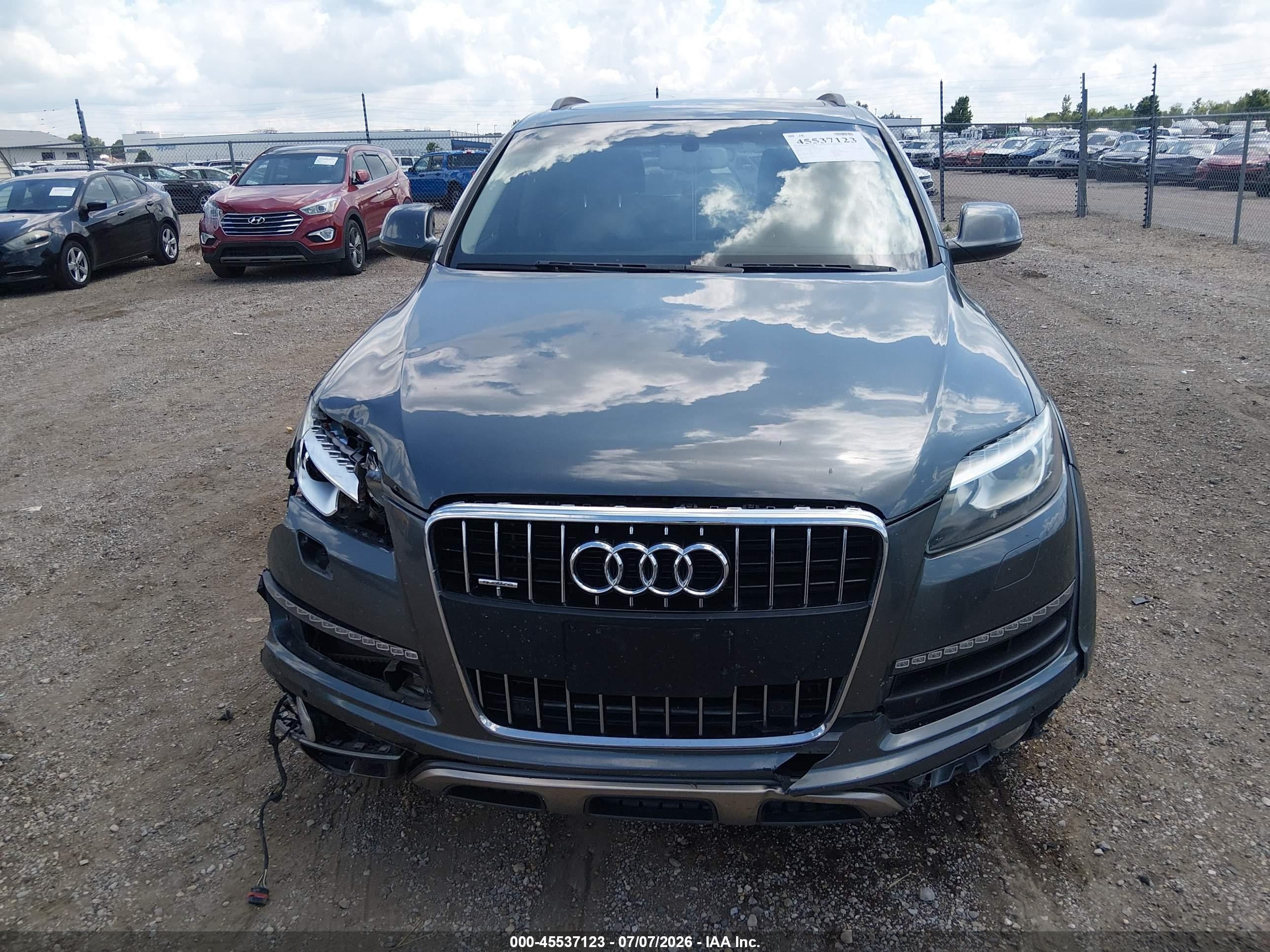 2015 Audi Q7 3.0t Premium Gray vin: WA1LGAFE3FD009899