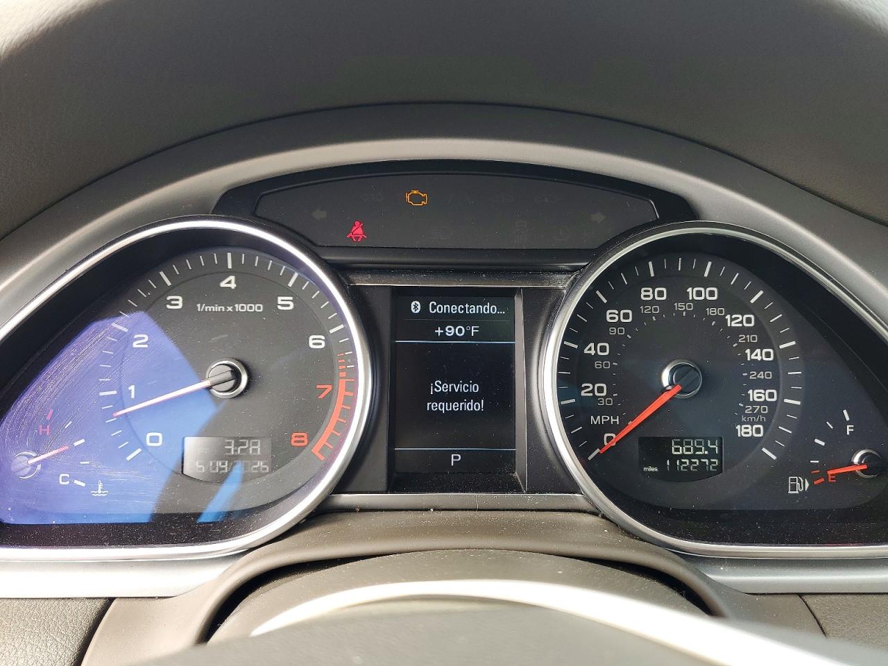 2012 Audi Q7 Premium Plus Белый vin: WA1LGAFE4CD006294