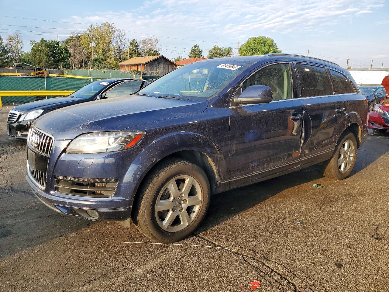 2013 Audi Q7 Premium Plus Blue vin: WA1LGAFE4DD008404