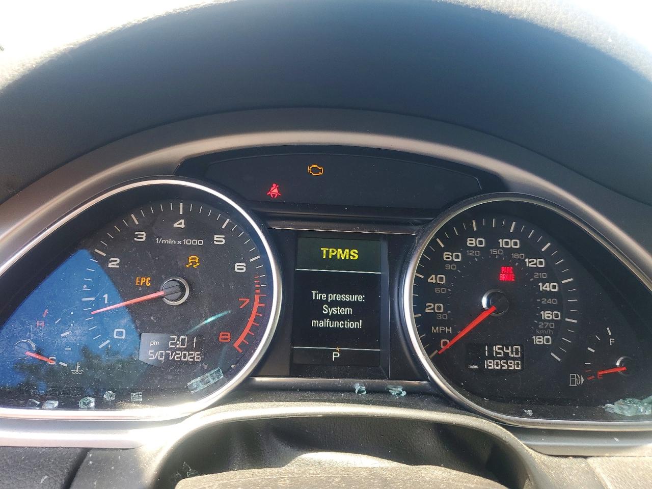 2013 Audi Q7 Premium Plus Gray vin: WA1LGAFE4DD014283