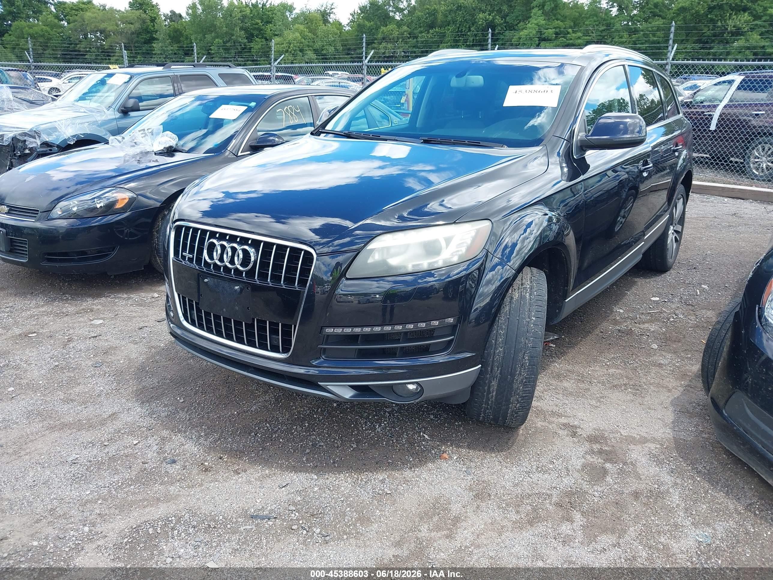 2013 Audi Q7 3.0t Premium Black vin: WA1LGAFE4DD015983