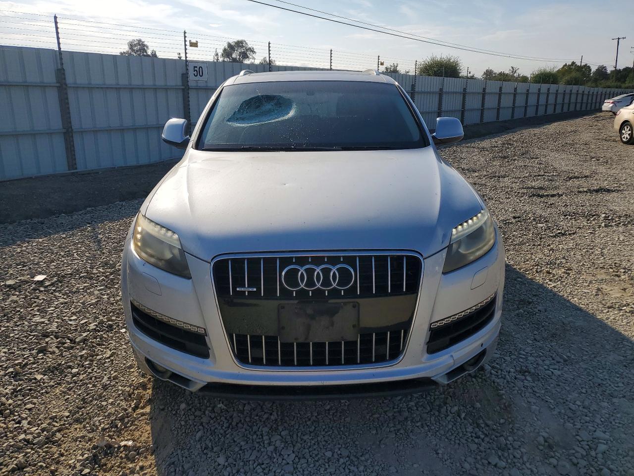 2013 Audi Q7 Silver vin: WA1LGAFE4DD016955