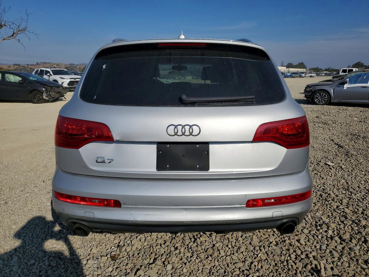 2013 Audi Q7 Silver vin: WA1LGAFE4DD016955