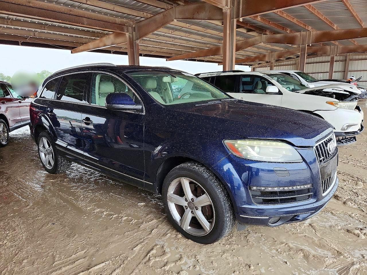 2014 Audi Q7 Premium Plus Blue vin: WA1LGAFE4ED009229
