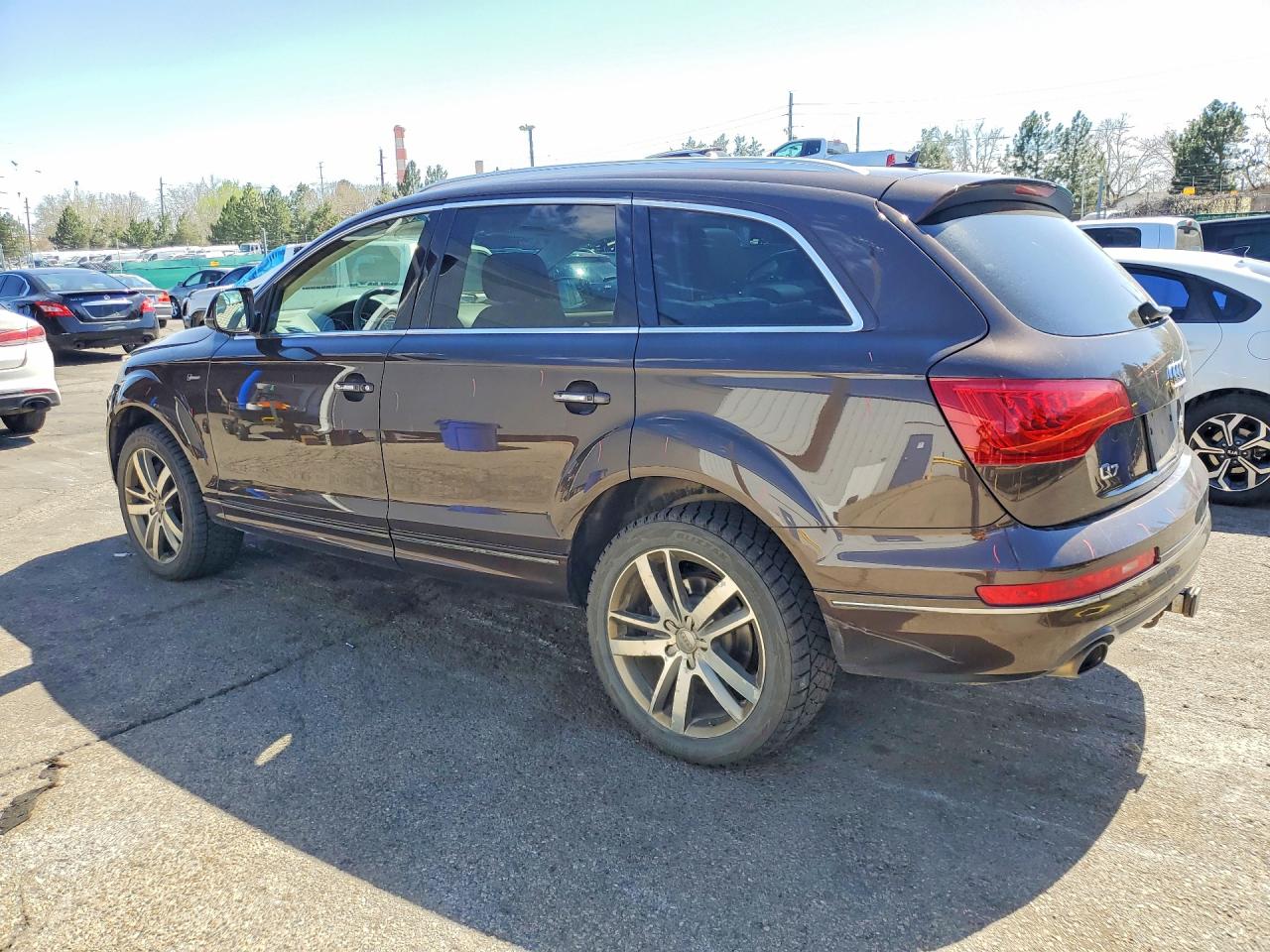 2014 Audi Q7 Premium Plus Brown vin: WA1LGAFE4ED014169