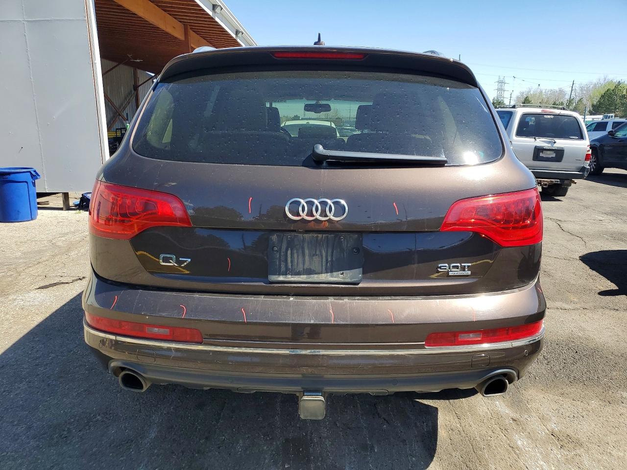 2014 Audi Q7 Premium Plus Brown vin: WA1LGAFE4ED014169