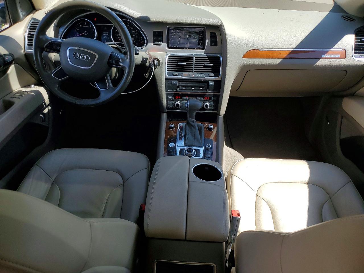 2014 Audi Q7 Premium Plus Brown vin: WA1LGAFE4ED014169