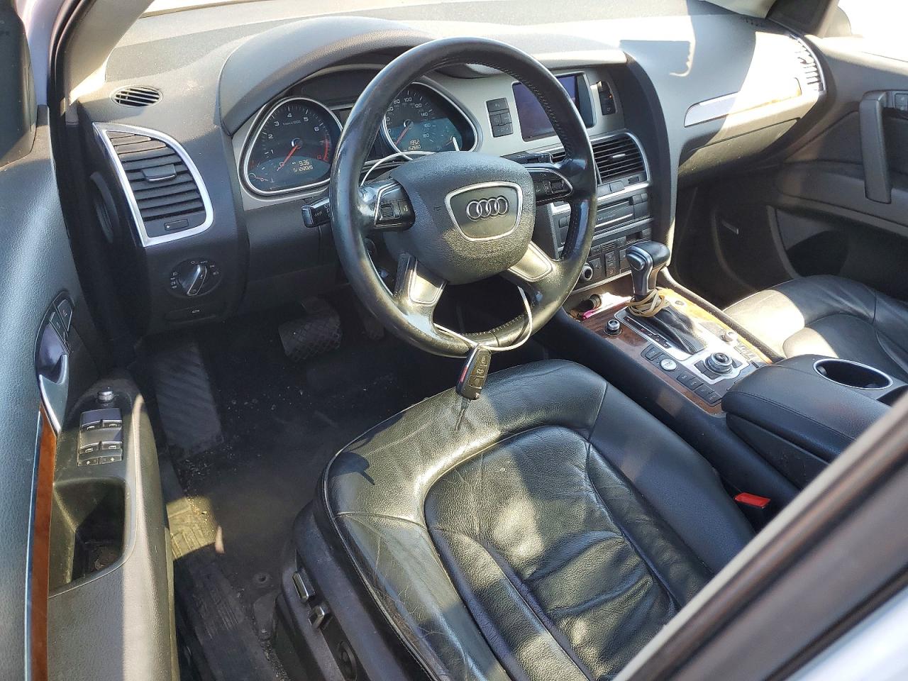 2015 Audi Q7 Premium Plus White vin: WA1LGAFE4FD015422
