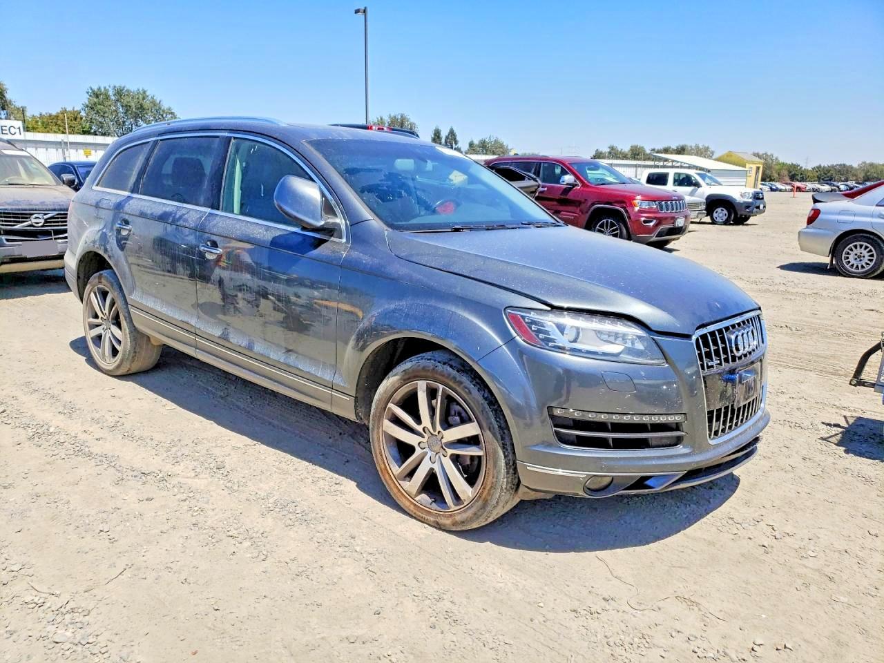 2015 Audi Q7 Premium Plus Gray vin: WA1LGAFE4FD024654