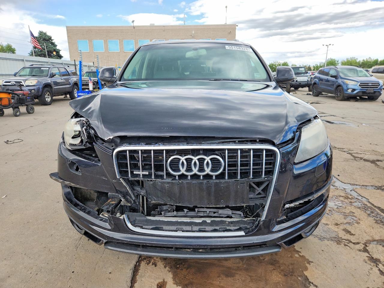 2013 Audi Q7 Premium Plus Black vin: WA1LGAFE5DD015295