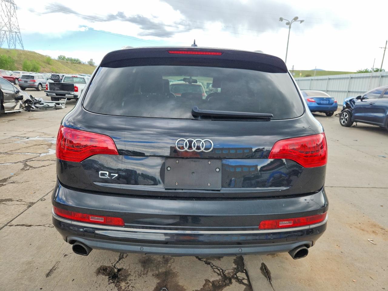 2013 Audi Q7 Premium Plus Black vin: WA1LGAFE5DD015295