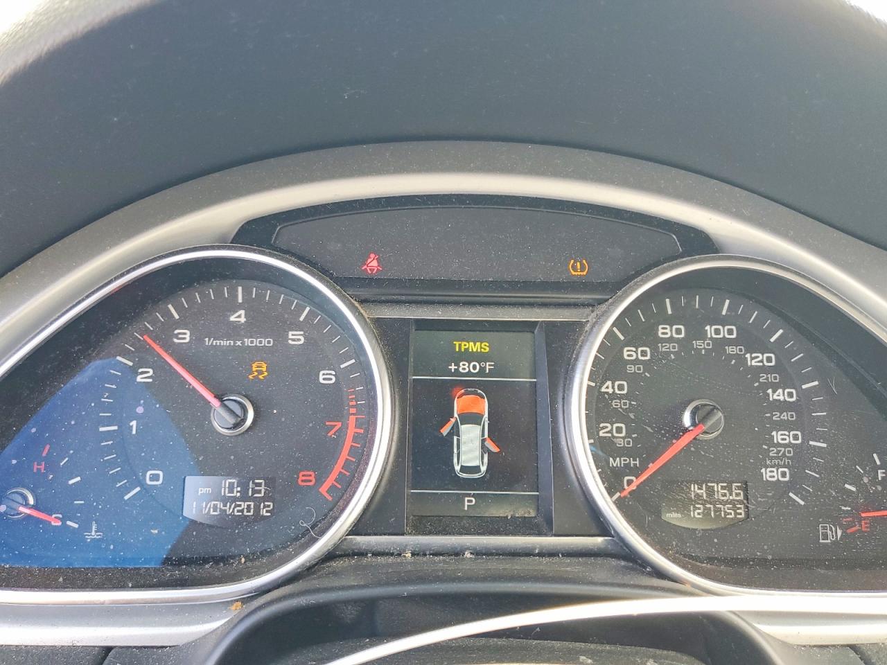 2014 Audi Q7 Premium Plus Серый vin: WA1LGAFE5ED005612