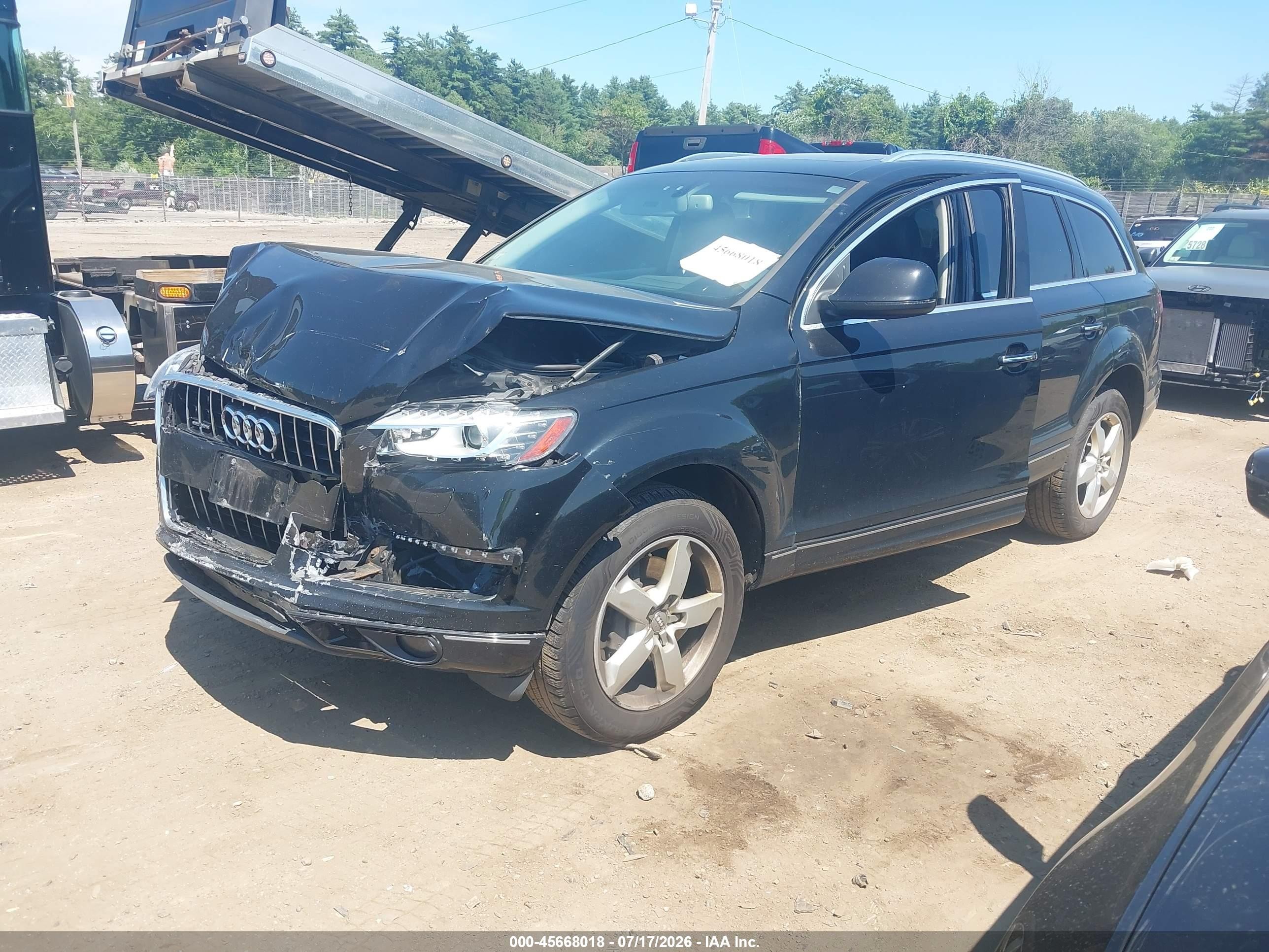 2014 Audi Q7 3.0t Premium Black vin: WA1LGAFE5ED019574