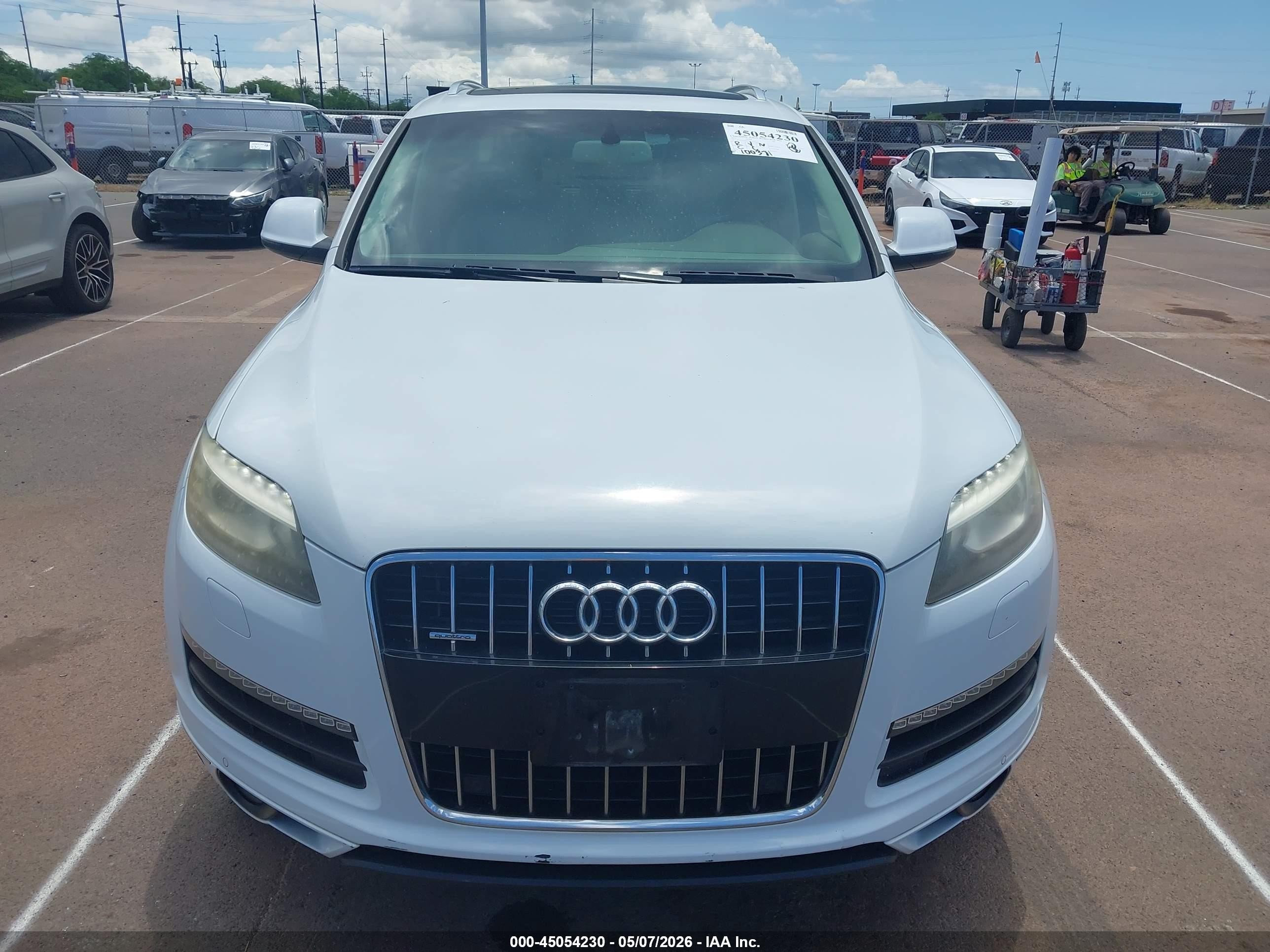 2015 Audi Q7 3.0t Premium White vin: WA1LGAFE5FD002212