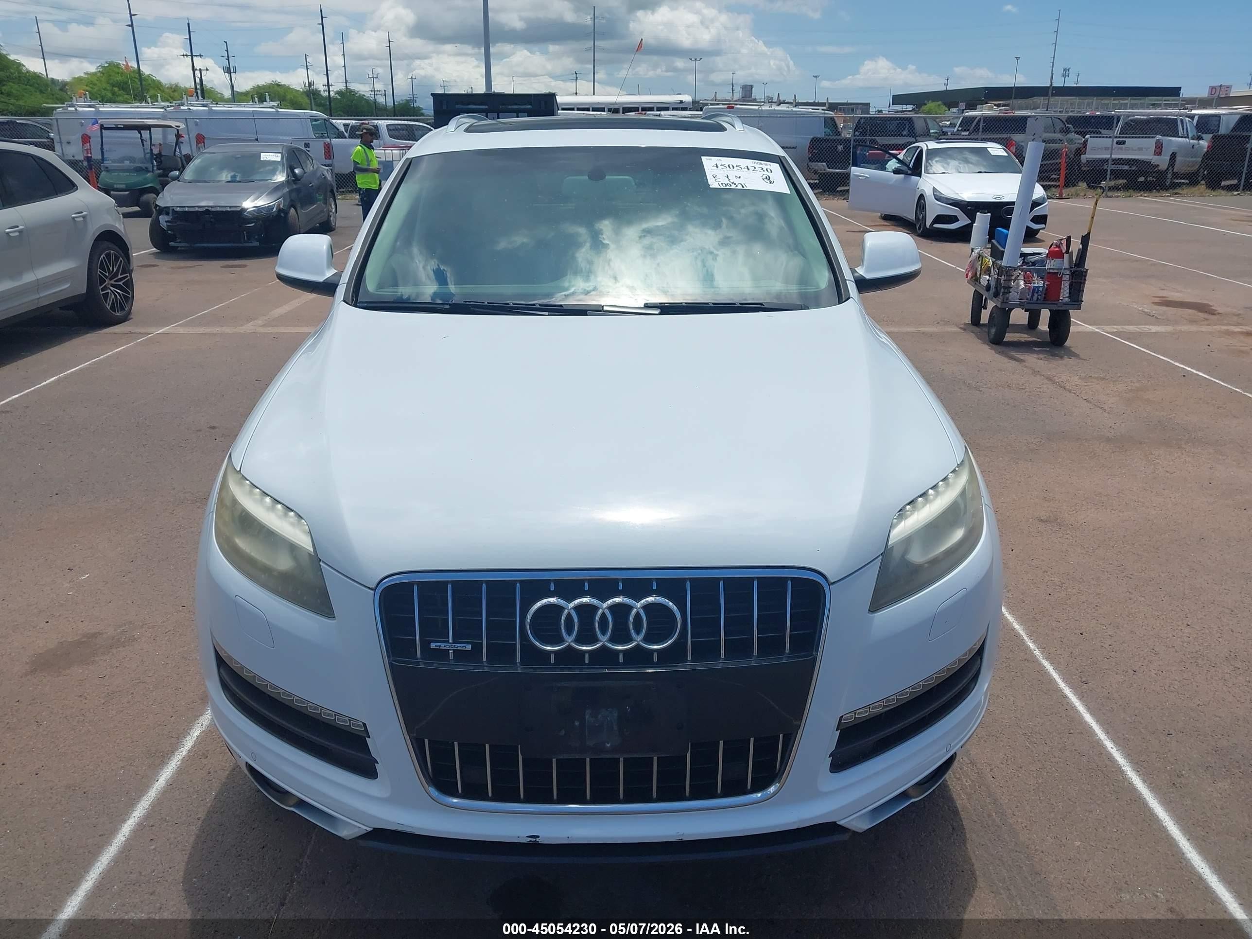 2015 Audi Q7 3.0t Premium White vin: WA1LGAFE5FD002212