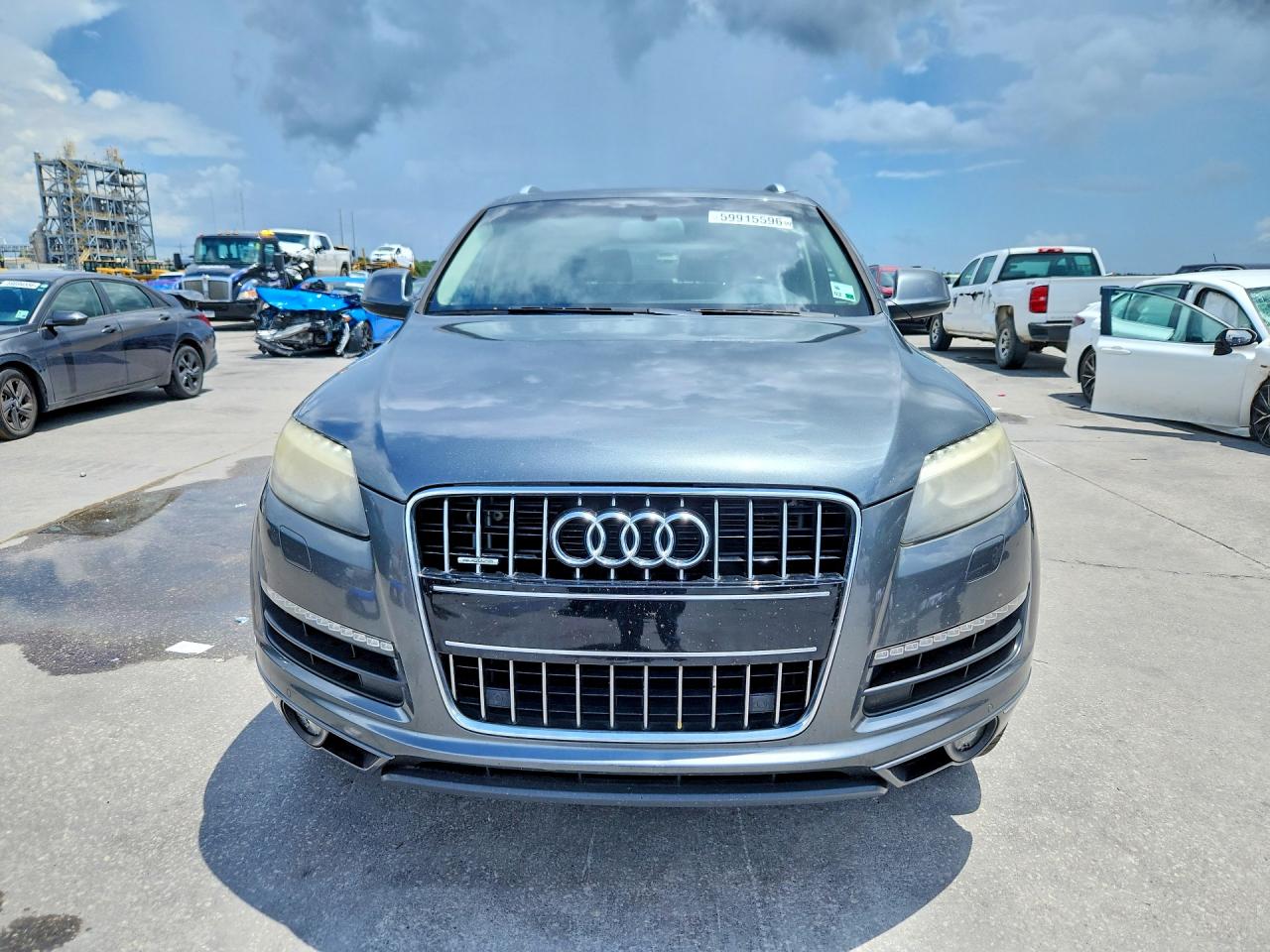 2015 Audi Q7 Premium Plus Gray vin: WA1LGAFE5FD008382