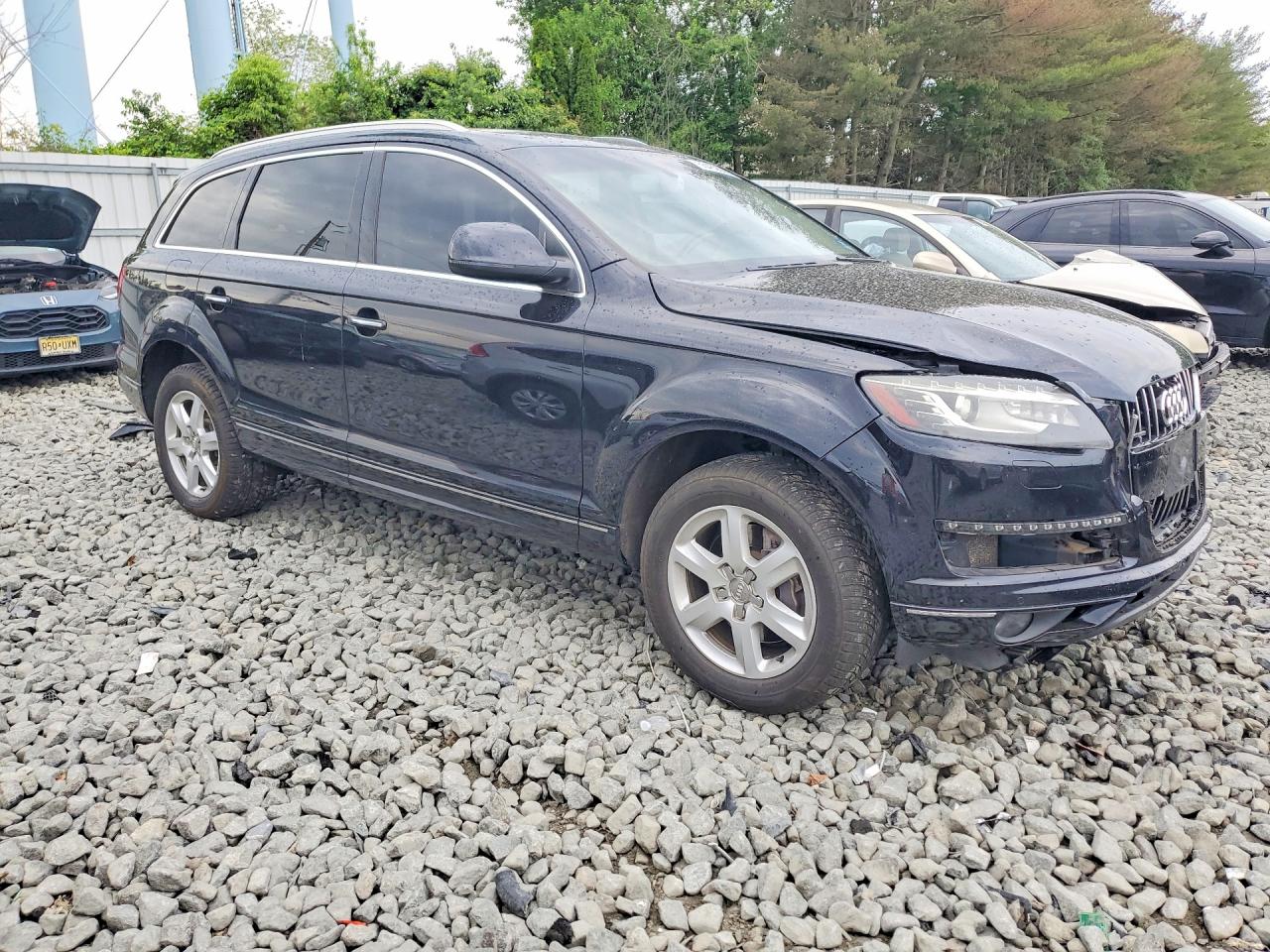 2015 Audi Q7 Premium Plus Black vin: WA1LGAFE5FD011282