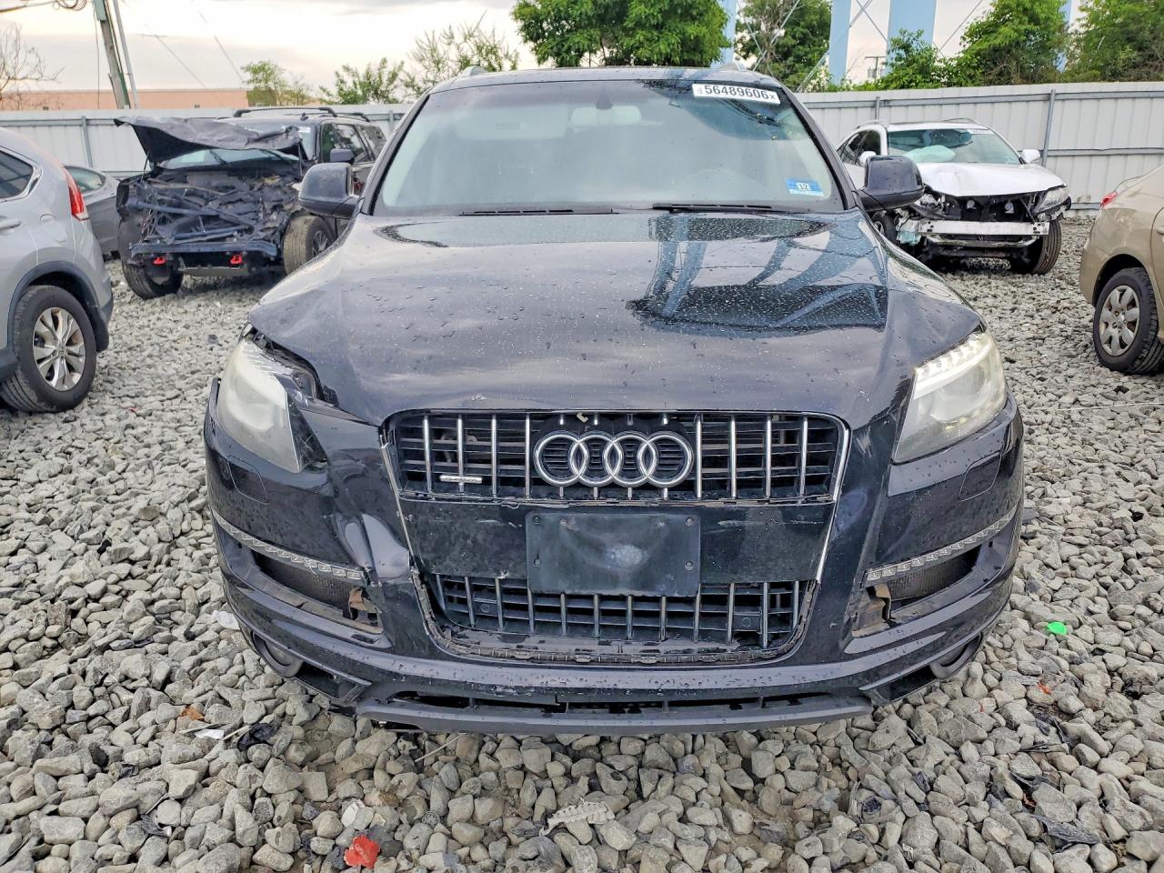 2015 Audi Q7 Premium Plus Black vin: WA1LGAFE5FD011282