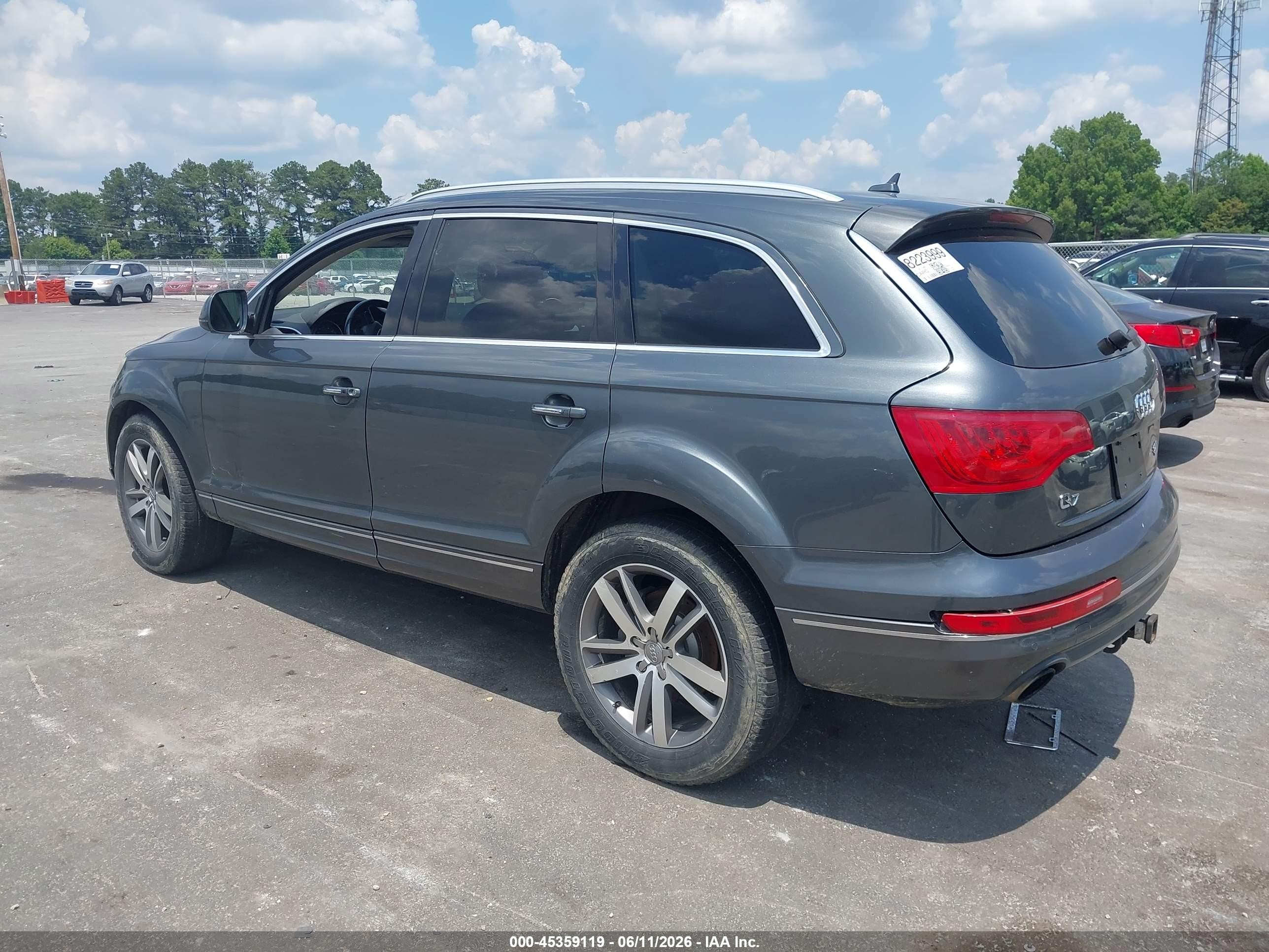 2015 Audi Q7 3.0t Premium Gray vin: WA1LGAFE5FD011945