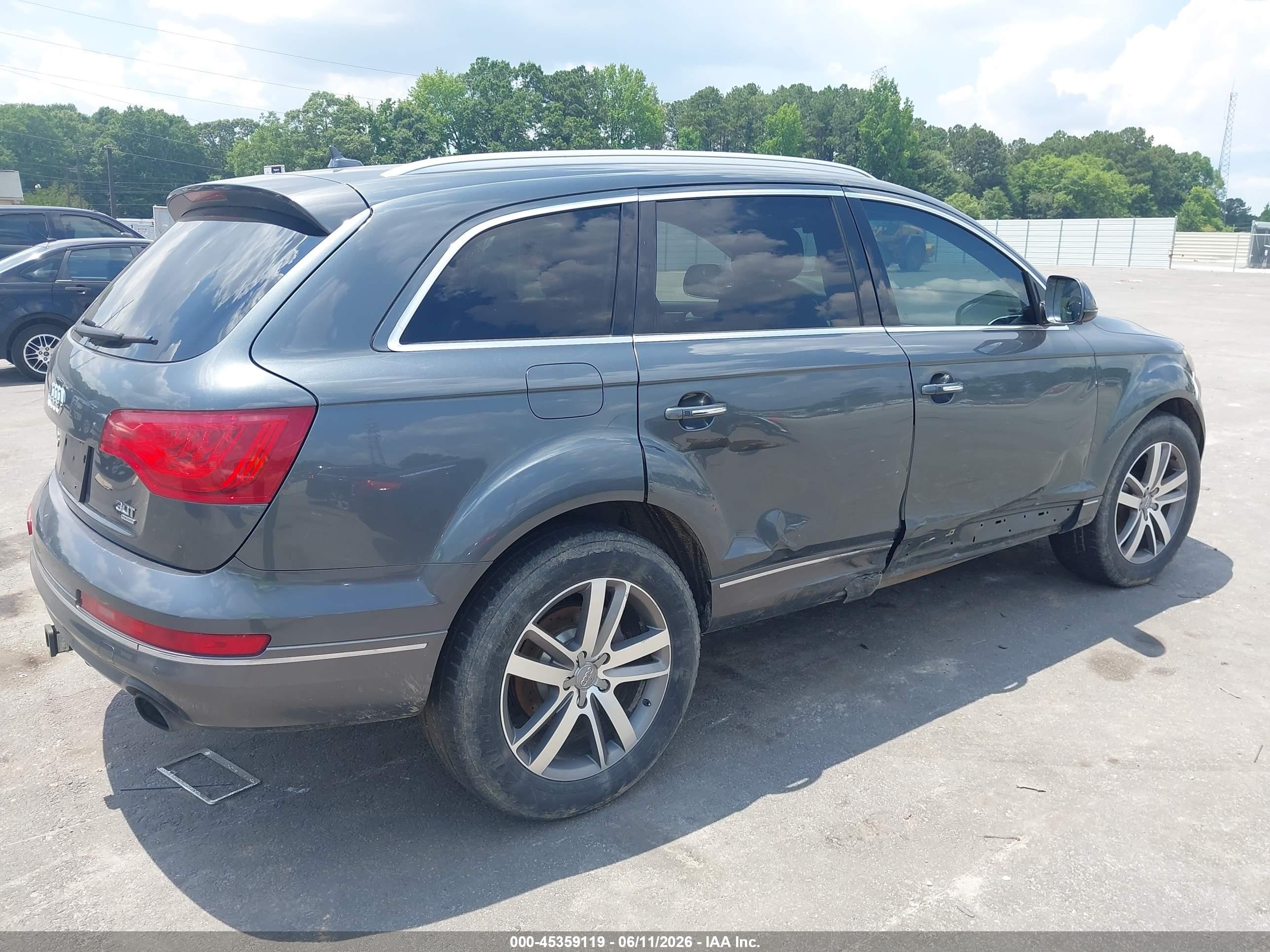 2015 Audi Q7 3.0t Premium Gray vin: WA1LGAFE5FD011945