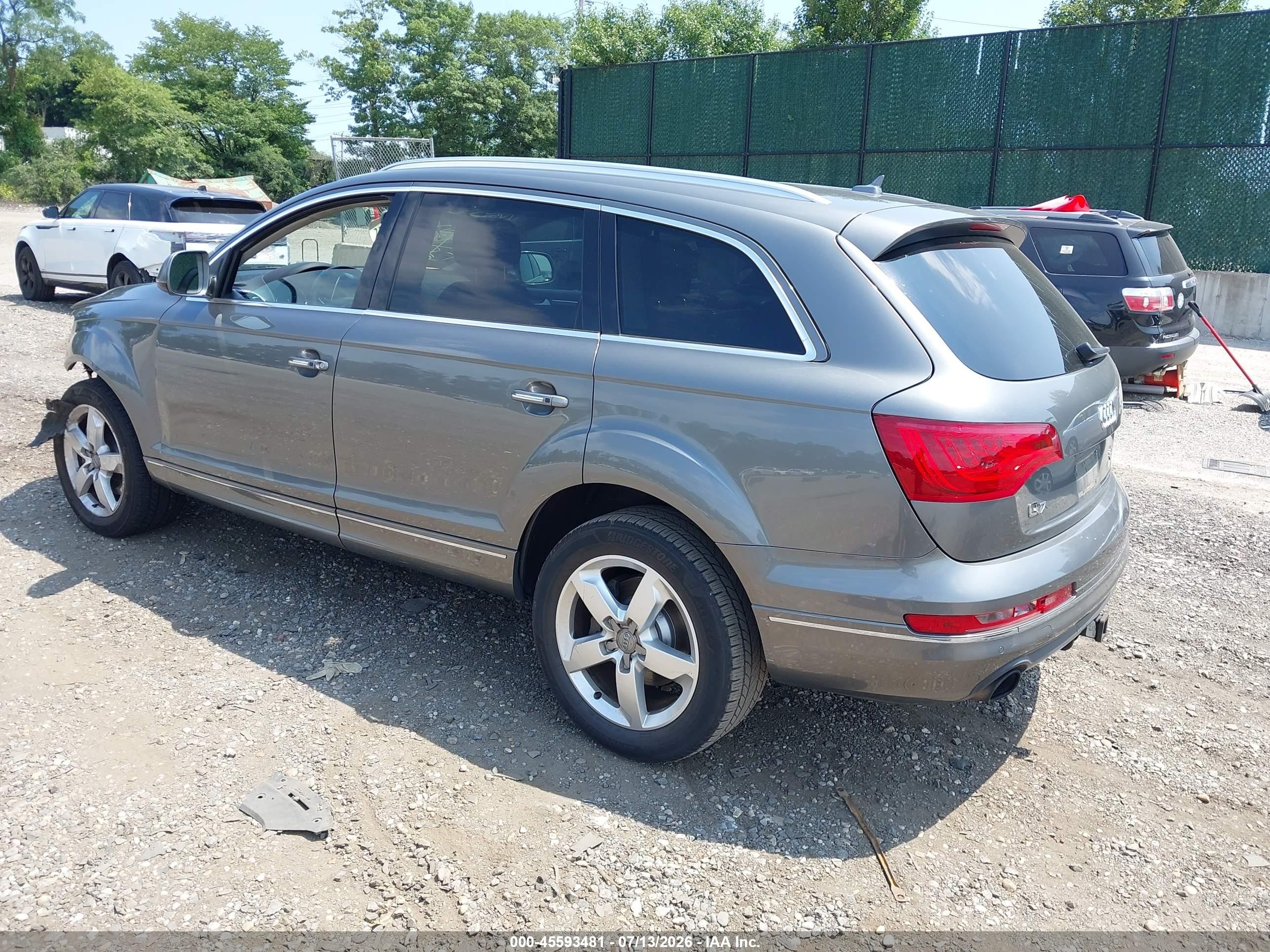 2015 Audi Q7 3.0t Premium Gray vin: WA1LGAFE5FD015798