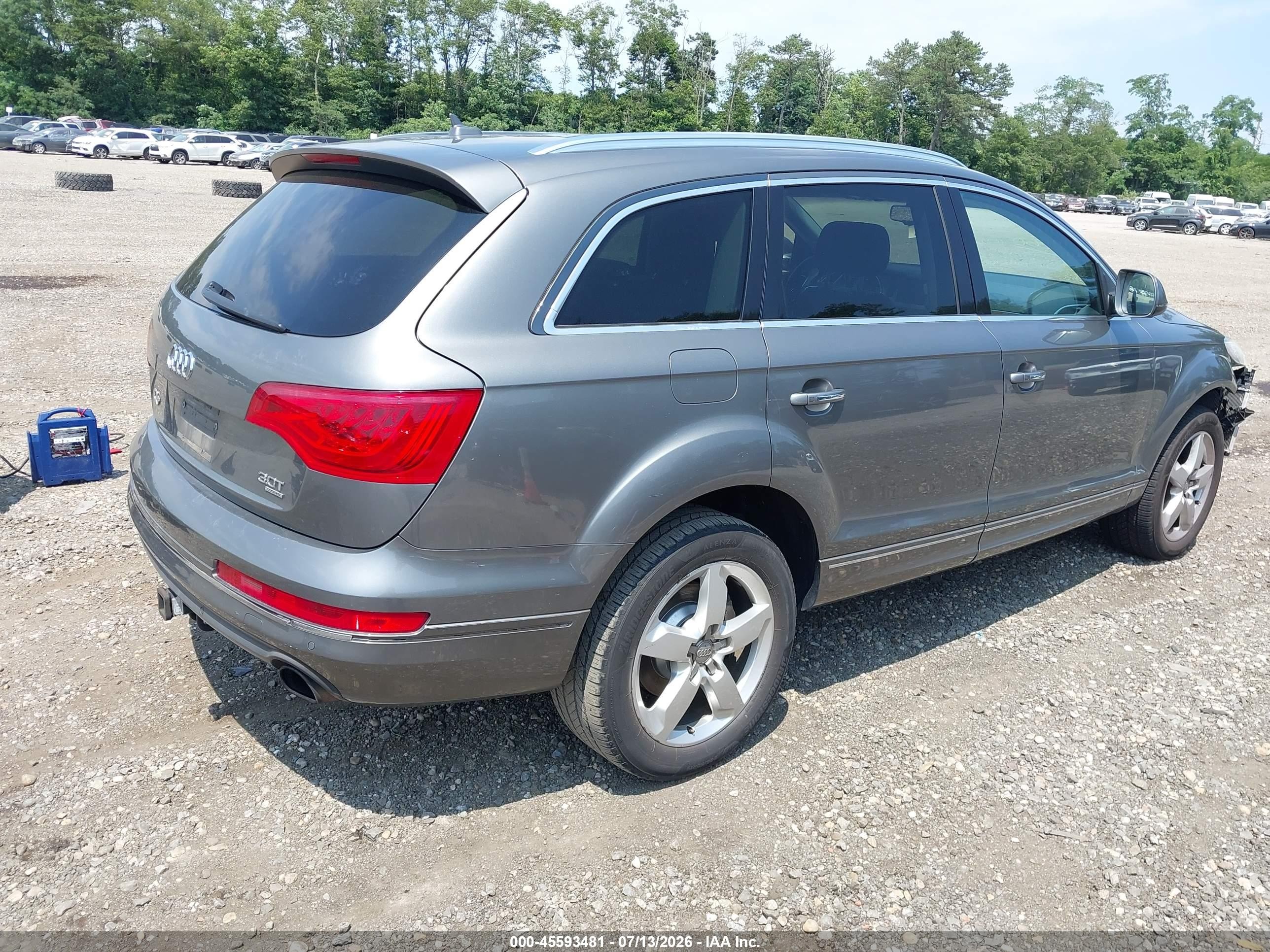 2015 Audi Q7 3.0t Premium Gray vin: WA1LGAFE5FD015798
