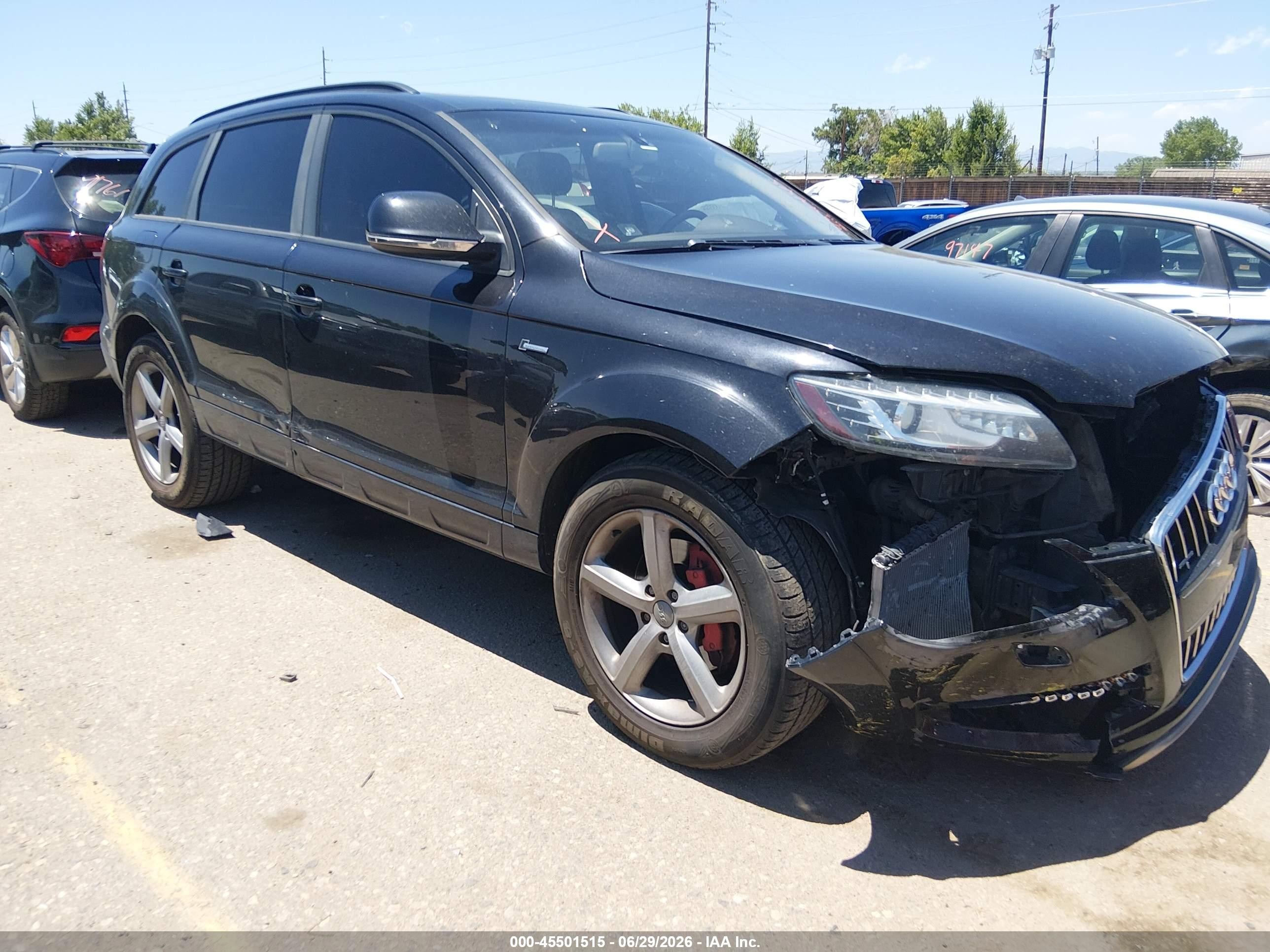 2015 Audi Q7 3.0t Premium Black vin: WA1LGAFE5FD021780