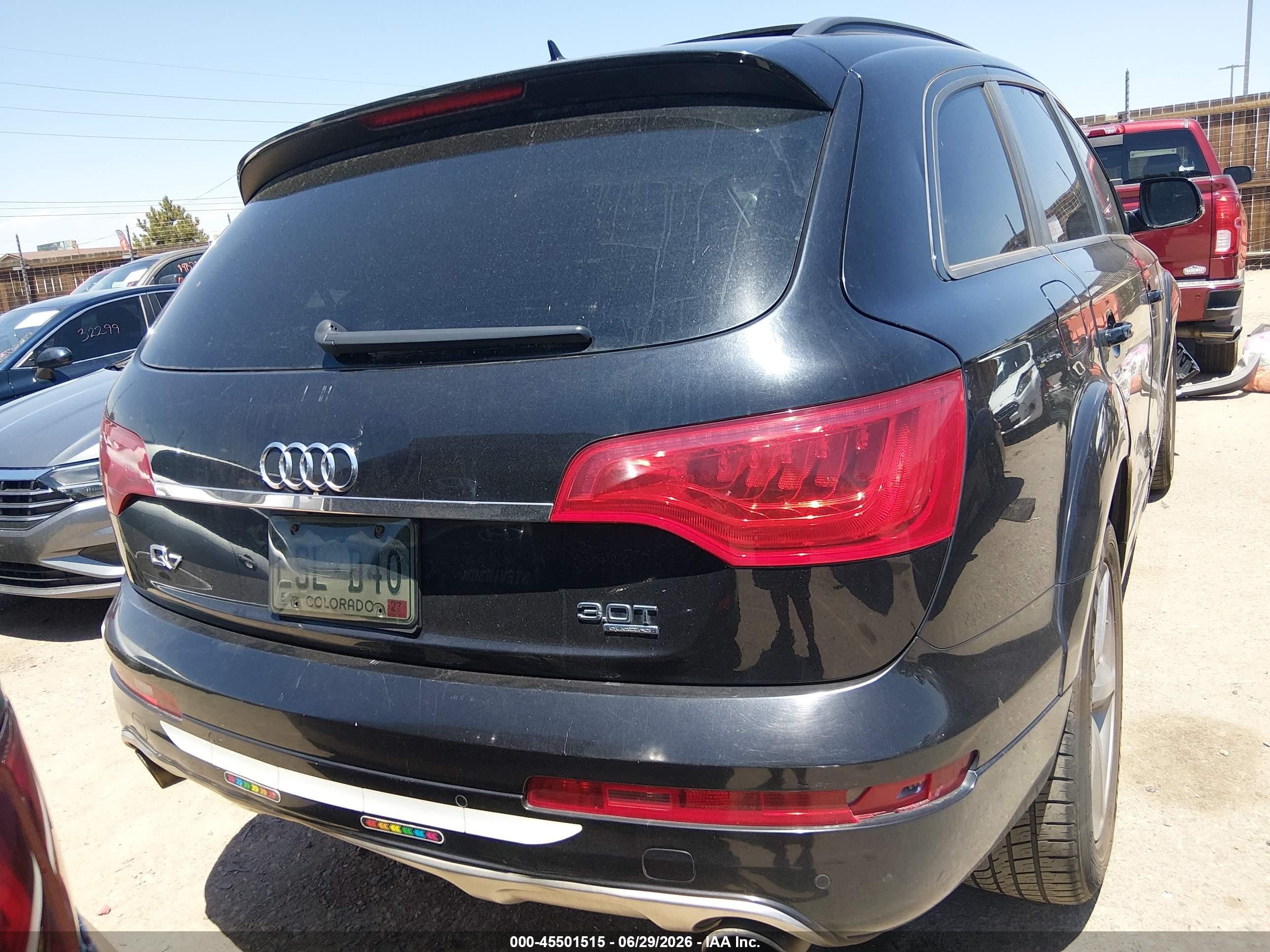 2015 Audi Q7 3.0t Premium Black vin: WA1LGAFE5FD021780