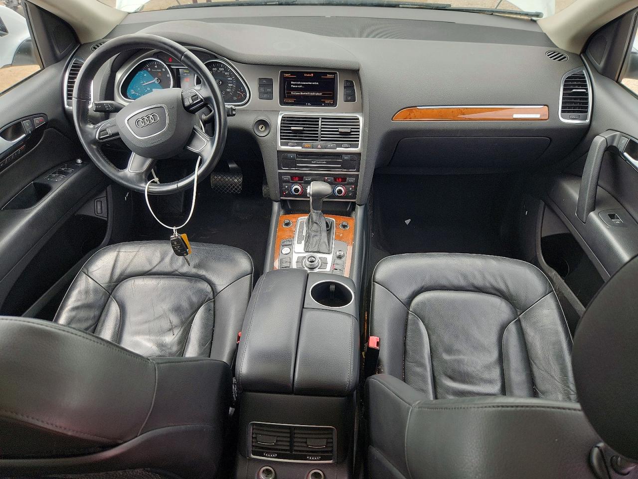2015 Audi Q7 Premium Plus White vin: WA1LGAFE5FD023089