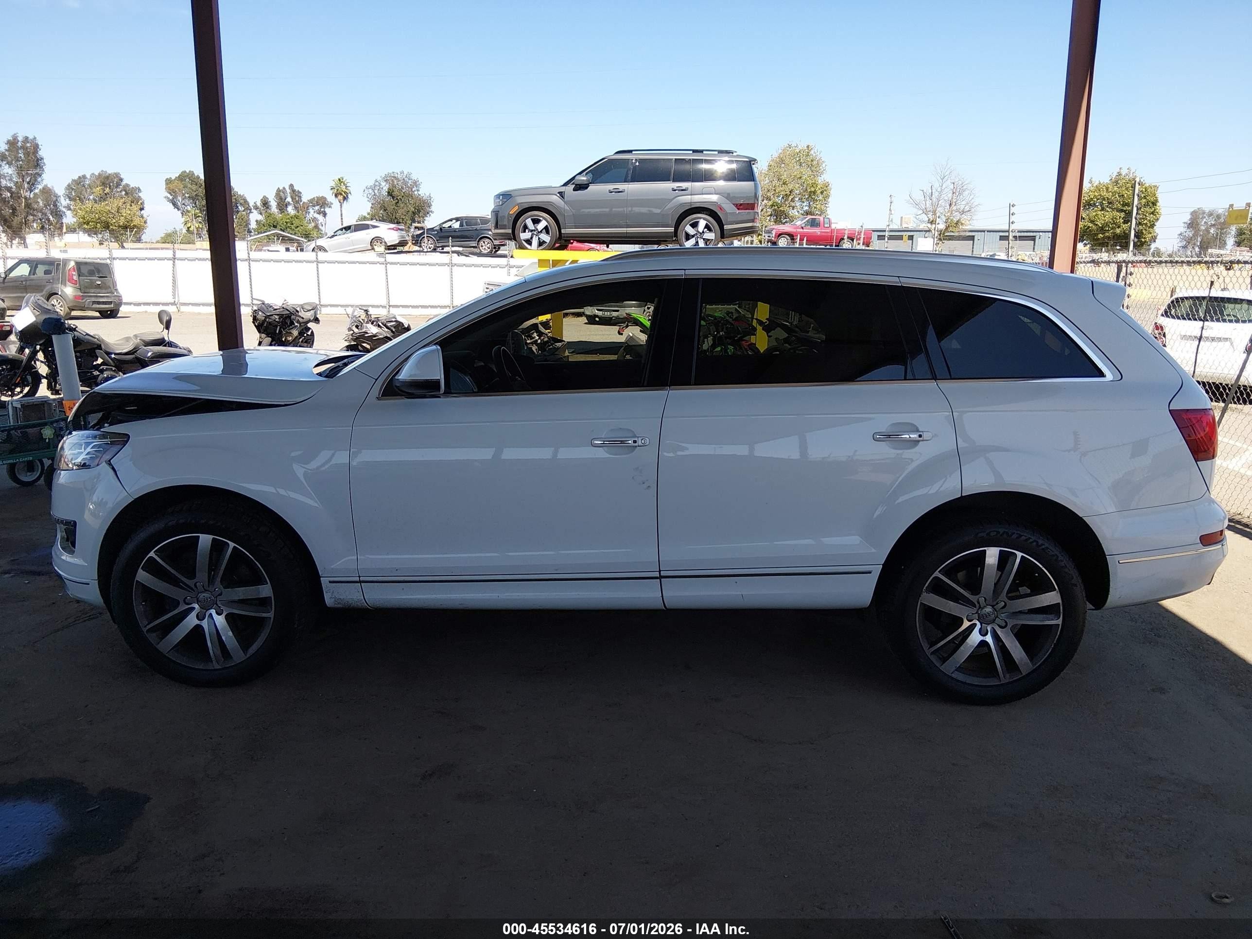 2015 Audi Q7 3.0t Premium White vin: WA1LGAFE5FD028258