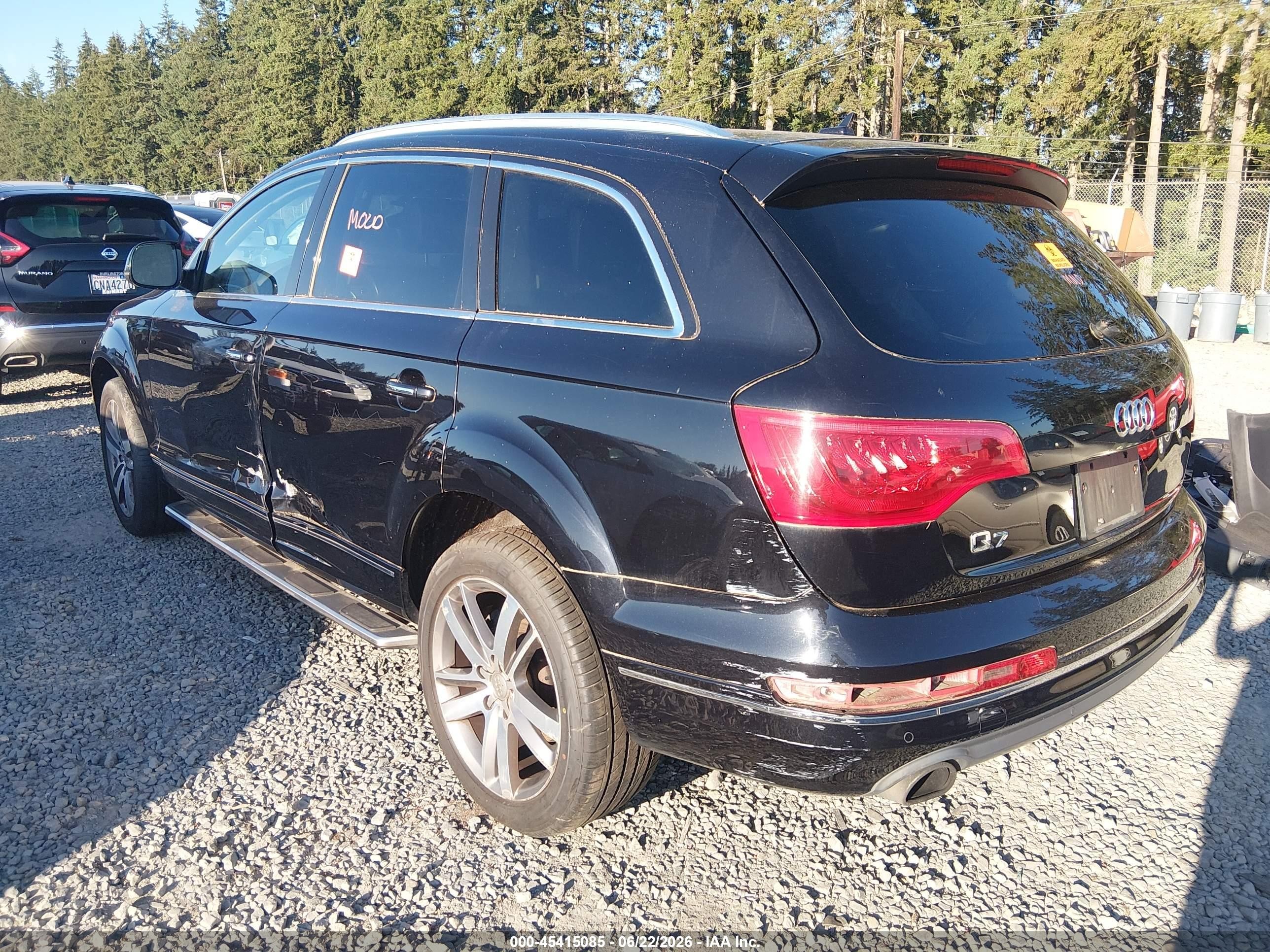 2013 Audi Q7 3.0t Premium Black vin: WA1LGAFE6DD012566