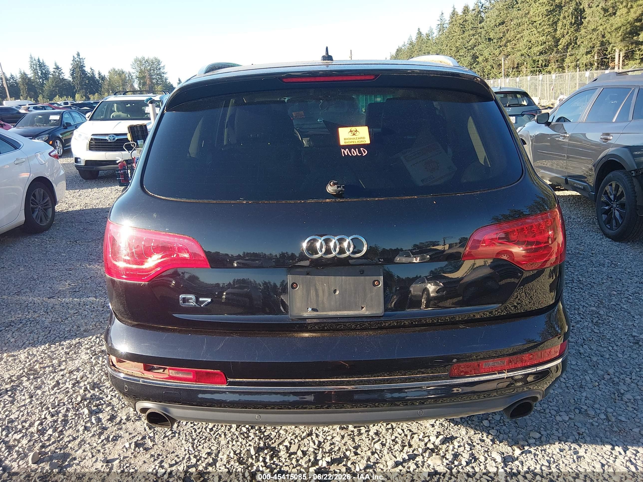 2013 Audi Q7 3.0t Premium Black vin: WA1LGAFE6DD012566
