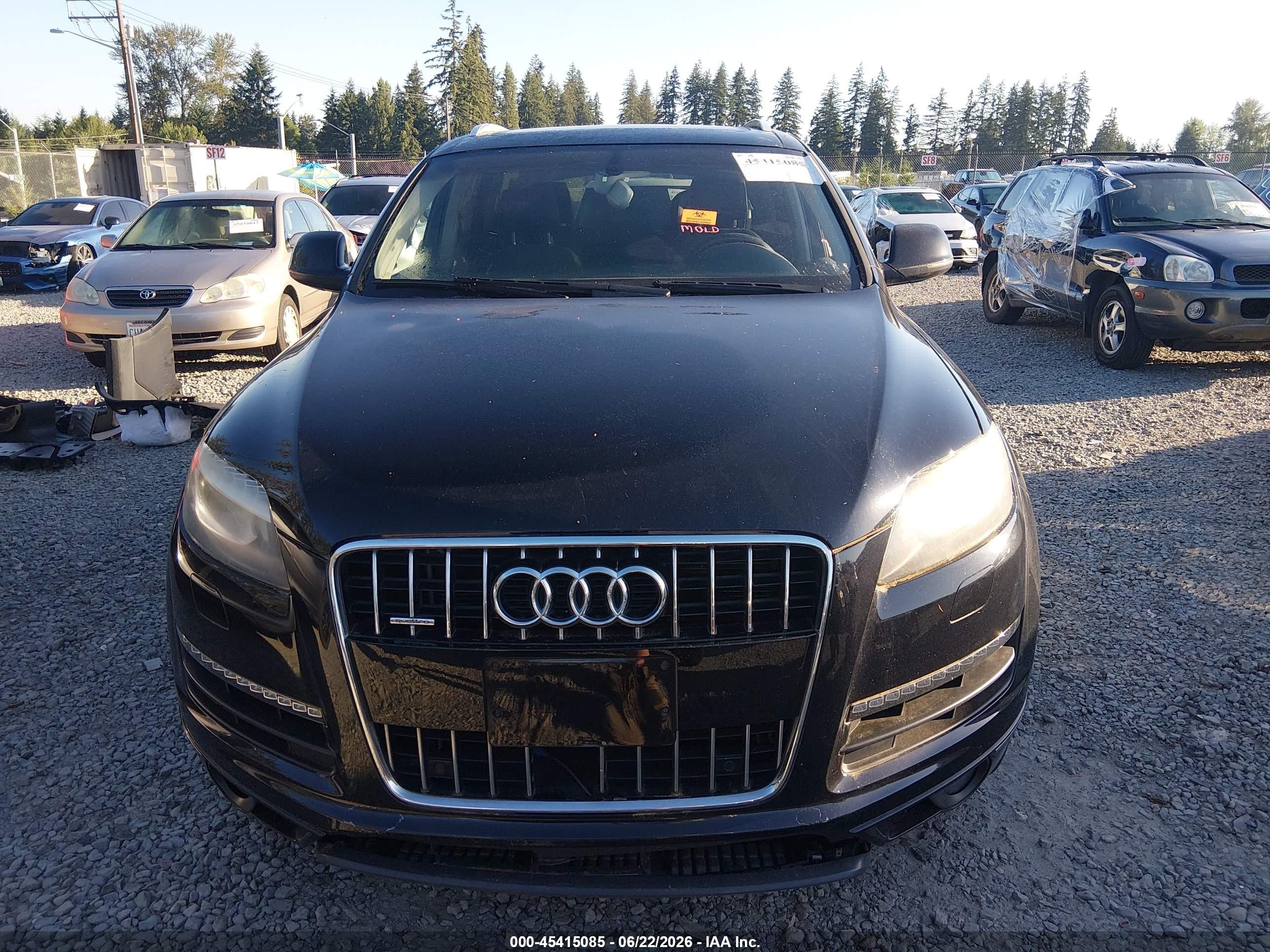 2013 Audi Q7 3.0t Premium Black vin: WA1LGAFE6DD012566