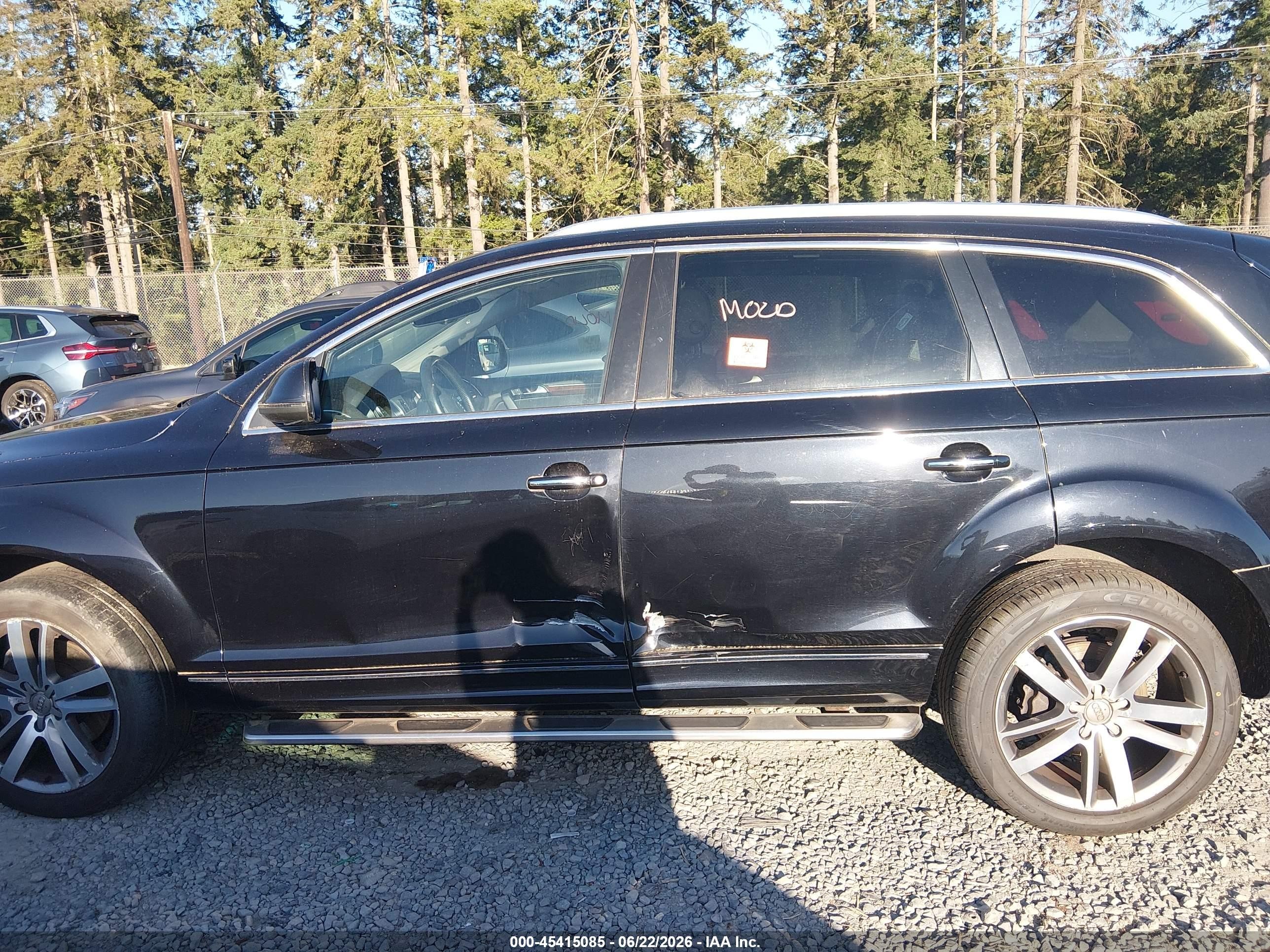 2013 Audi Q7 3.0t Premium Black vin: WA1LGAFE6DD012566