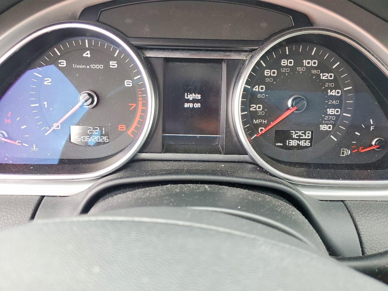 2013 Audi Q7 Premium Plus Gray vin: WA1LGAFE6DD016035