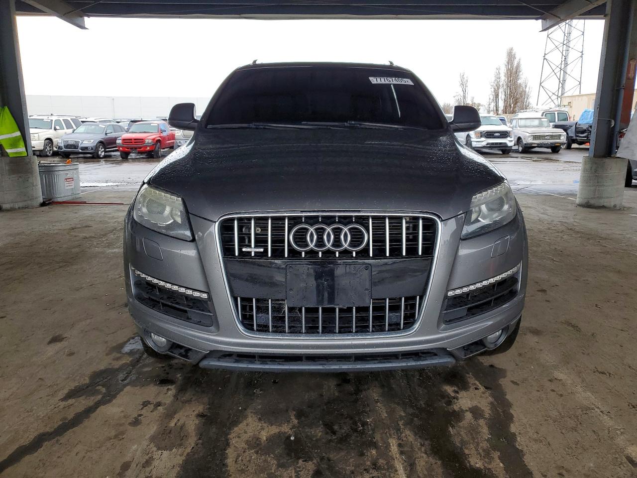 2014 Audi Q7 Premium Plus Gray vin: WA1LGAFE6ED006056