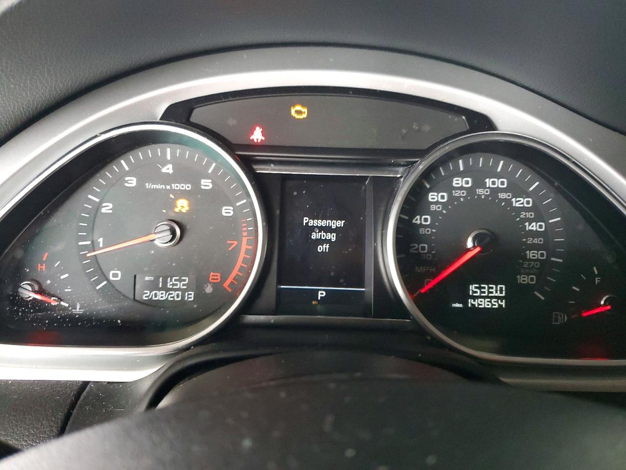 2014 Audi Q7 Premium Plus Gray vin: WA1LGAFE6ED006056