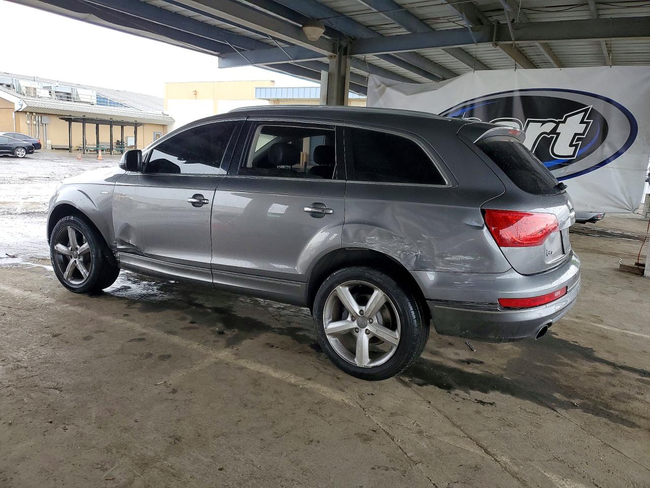 2014 Audi Q7 Premium Plus Gray vin: WA1LGAFE6ED006056