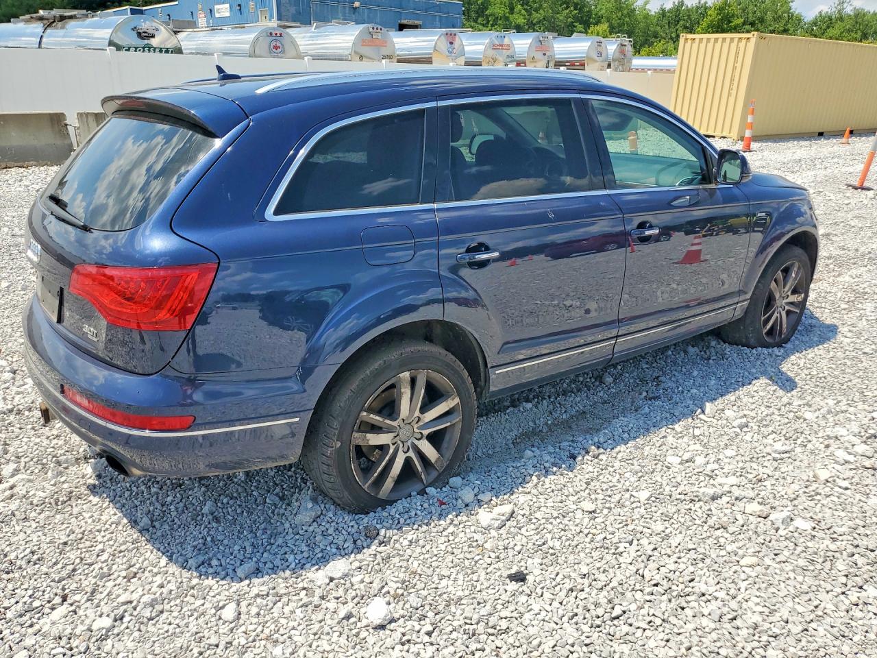 2014 Audi Q7 Premium Plus Blue vin: WA1LGAFE6ED008194