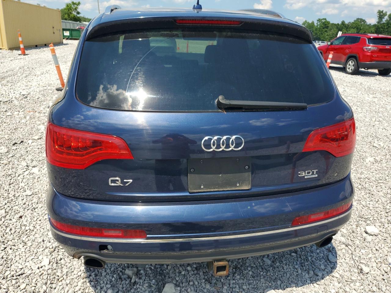 2014 Audi Q7 Premium Plus Blue vin: WA1LGAFE6ED008194