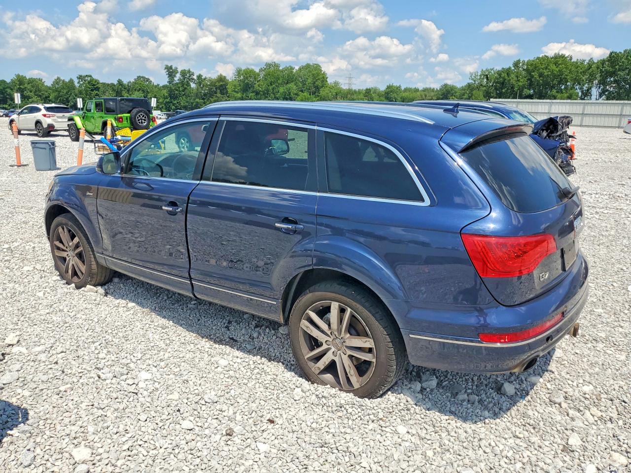 2014 Audi Q7 Premium Plus Blue vin: WA1LGAFE6ED008194