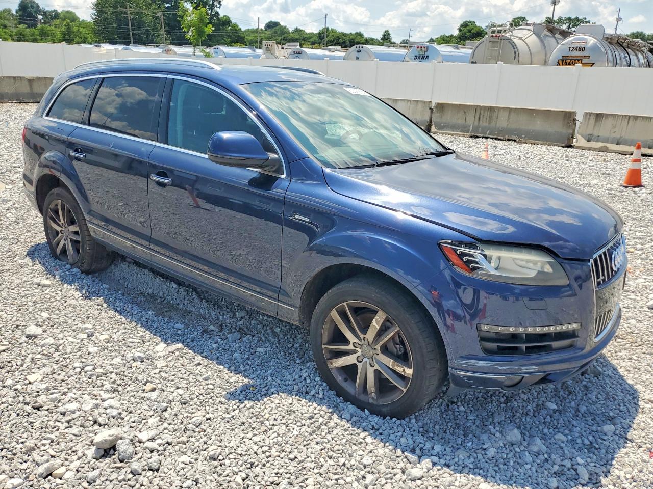 2014 Audi Q7 Premium Plus Blue vin: WA1LGAFE6ED008194