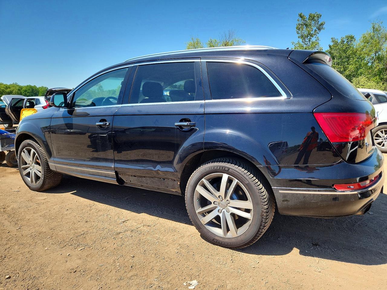 2014 Audi Q7 Premium Plus Black vin: WA1LGAFE6ED018174